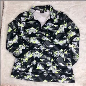 Fila sport camouflage style pullover sweater gray